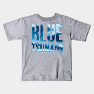 Blue Tsunami Kids T-Shirt